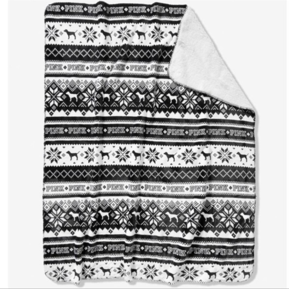 VS Pink Sherpa Blanket